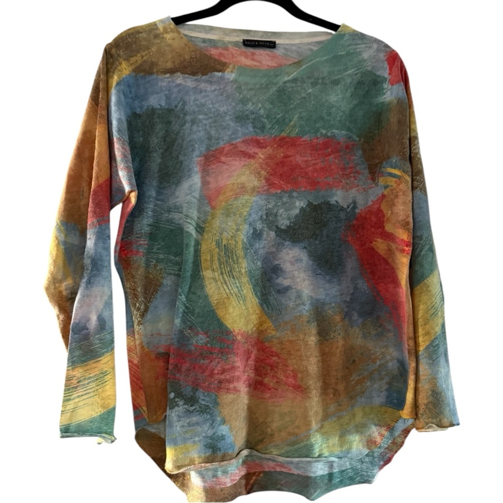 Nally & Millie Multicolor Knit Top